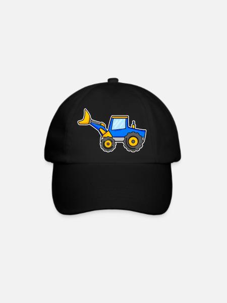 Bagger - Baseballkappe - Schwarz/Schwarz