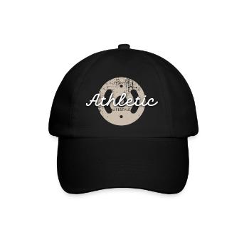 Athletic Lifestyle - Baseballkappe - Schwarz/Schwarz - Vorne