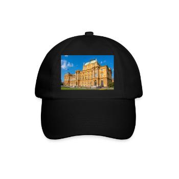 Kroatisches Nationaltheater Zagreb Kroatien - Baseballkappe - Schwarz/Schwarz - Vorne