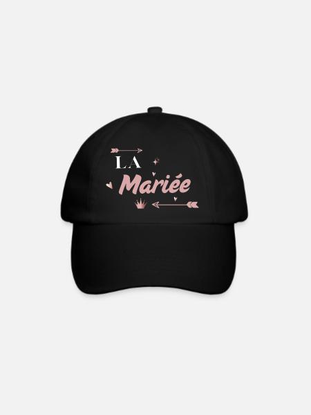Die Braut Pink Arrow - Baseballkappe - Schwarz/Schwarz