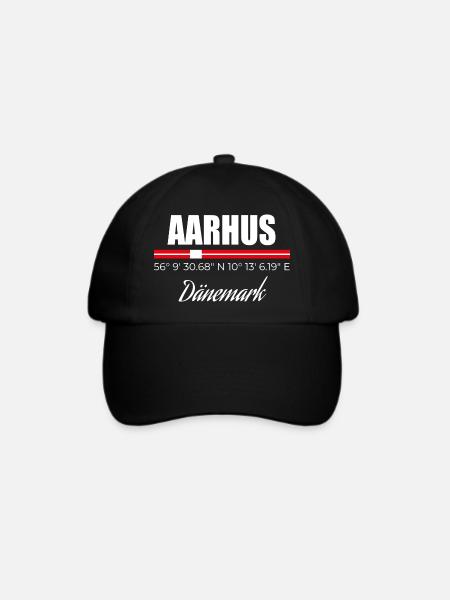 Aarhus - Baseballkappe - Schwarz/Schwarz