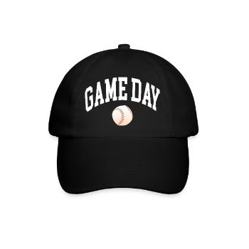 Game Day Baseball Fan - Baseballkappe - Schwarz/Schwarz - Vorne