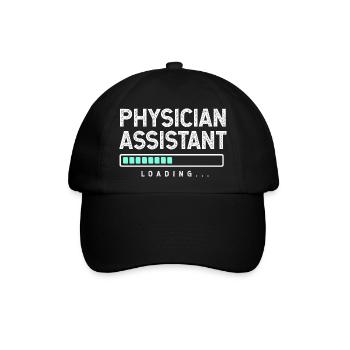 Arzthelferin Physician Assistant Pflege MFA PA - Baseballkappe - Schwarz/Schwarz - Vorne