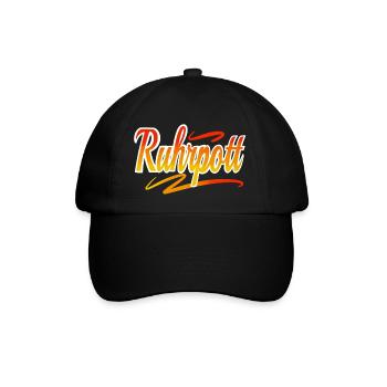 Ruhrpott - Baseballkappe - Schwarz/Schwarz - Vorne