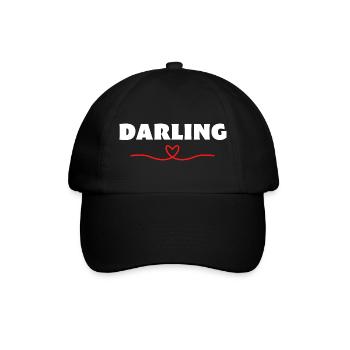 Darling Be Me Valentine - Baseballkappe - Schwarz/Schwarz - Vorne