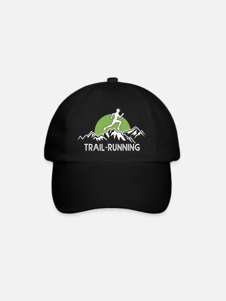 Trailrunning Naturberg - Baseballkappe - Schwarz/Schwarz