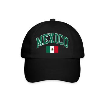 Mexico - Baseballkappe - Schwarz/Schwarz - Vorne