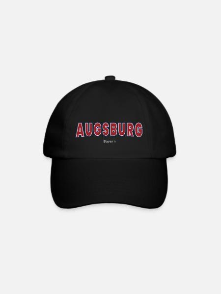 Augsburg - Baseballkappe - Schwarz/Schwarz
