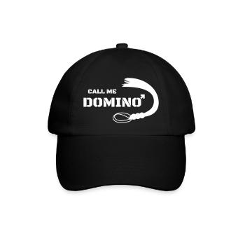 Drag of Domina - Baseballkappe - Schwarz/Schwarz - Vorne