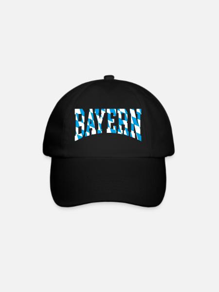 Bayern - Baseballkappe - Schwarz/Schwarz