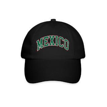 Mexico - Baseballkappe - Schwarz/Schwarz - Vorne