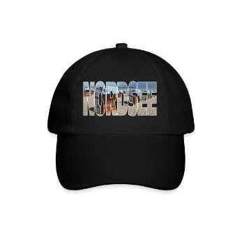 Nordsee - Baseballkappe - Schwarz/Schwarz - Vorne