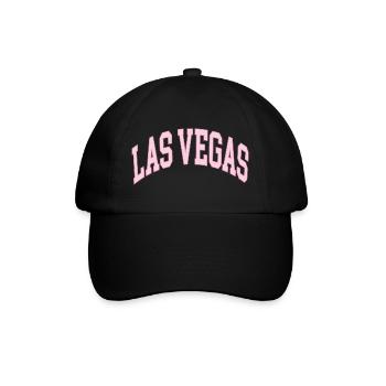 Las Vegas - Baseballkappe - Schwarz/Schwarz - Vorne