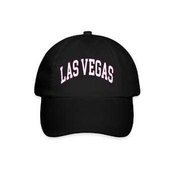 Las Vegas - Baseballkappe - Schwarz/Schwarz - Vorne