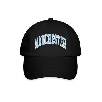 Manchester - Baseballkappe - Schwarz/Schwarz - Vorne
