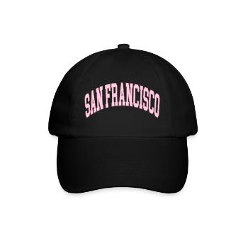 San Francisco - Baseballkappe - Schwarz/Schwarz - Vorne