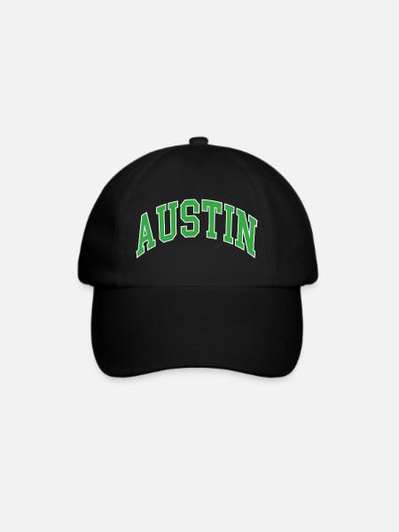 Austin - Baseballkappe - Schwarz/Schwarz