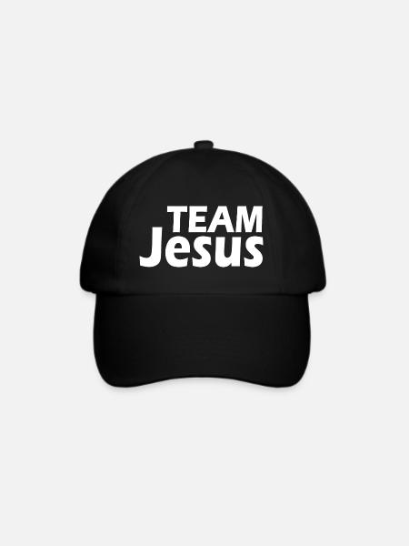 Team jesus - Baseballkappe - Schwarz/Schwarz