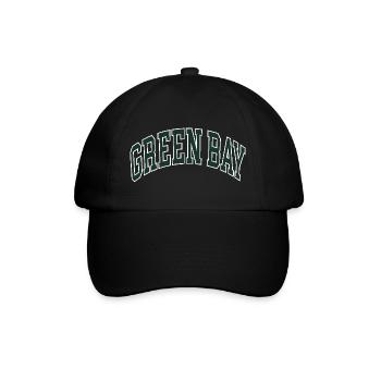 Green Bay - Baseballkappe - Schwarz/Schwarz - Vorne