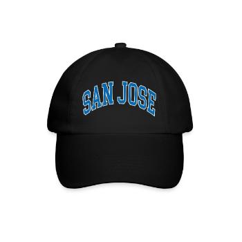 San Jose - Baseballkappe - Schwarz/Schwarz - Vorne