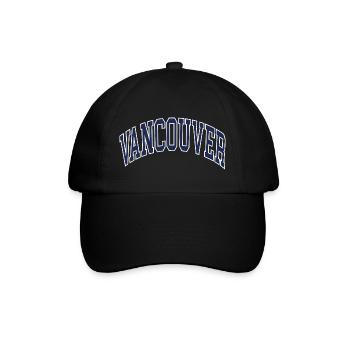 Vancouver - Baseballkappe - Schwarz/Schwarz - Vorne
