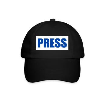 Press - Baseballkappe - Schwarz/Schwarz - Vorne