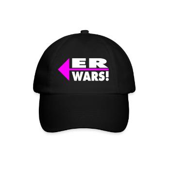 Er wars! Partner- oder Partyshirt - Baseballkappe - Schwarz/Schwarz - Vorne