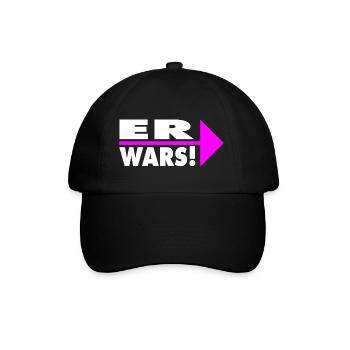 Er wars! Partner- oder Partyshirt - Baseballkappe - Schwarz/Schwarz - Vorne