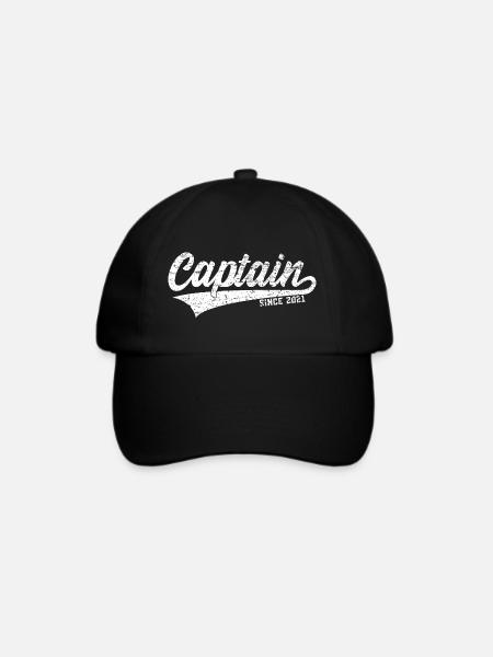 CAPTAIN SINCE 2021 - Baseballkappe - Schwarz/Schwarz