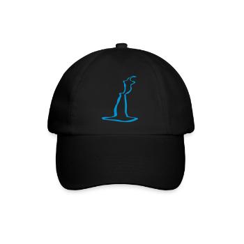 River Fluss - Baseballkappe - Schwarz/Schwarz - Vorne