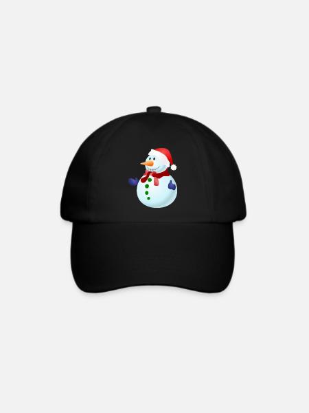 SCHNEEMANN - Baseballkappe - Schwarz/Schwarz