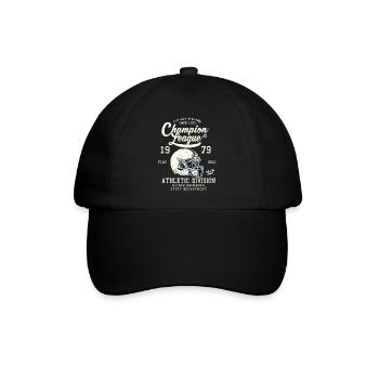 Champion League - Baseballkappe - Schwarz/Schwarz - Vorne