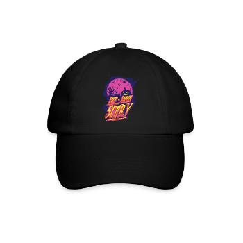 Halloween - Baseballkappe - Schwarz/Schwarz - Vorne