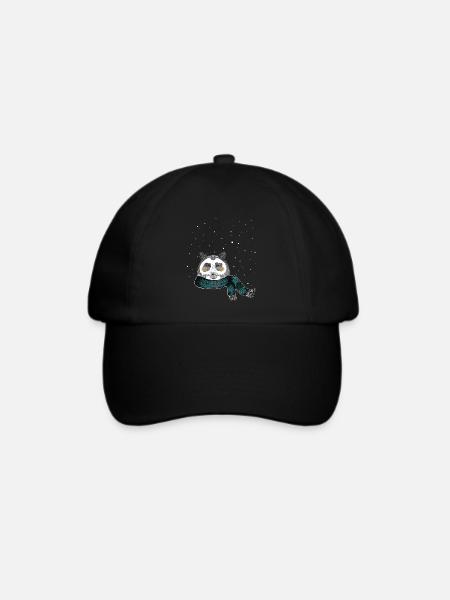 Winter Bär - Baseballkappe - Schwarz/Schwarz