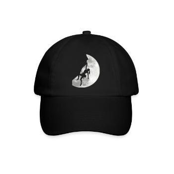 Boulderer Climb Climbing Woman Climber - Baseballkappe - Schwarz/Schwarz - Vorne