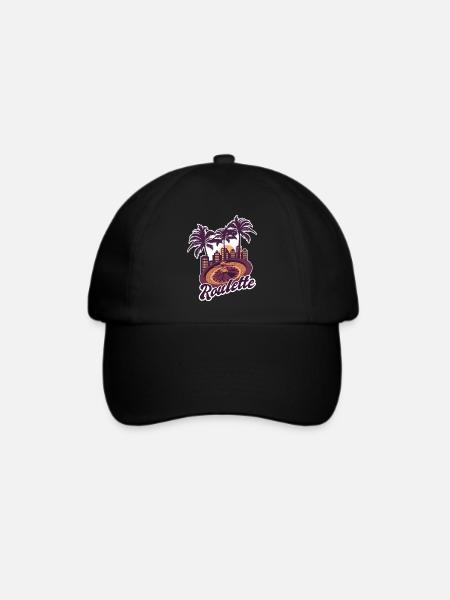 Roulette Miami - Baseballkappe - Schwarz/Schwarz