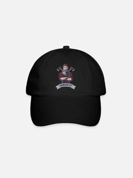 Baumkletterer Baumpfleger Arborist Baumpflege - Baseballkappe - Schwarz/Schwarz