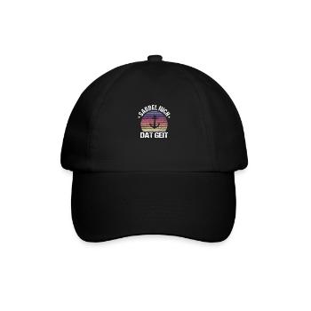 Sabbel nich dat geit - Baseballkappe - Schwarz/Schwarz - Vorne