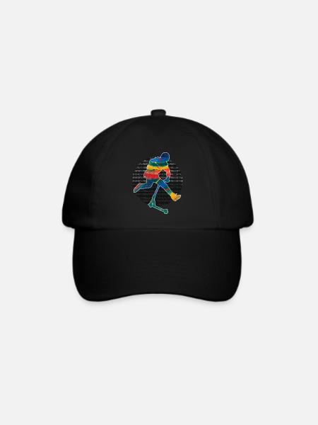 Freestyle-Roller - Baseballkappe - Schwarz/Schwarz