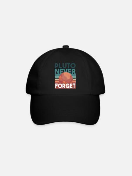 Pluto never Forget - Baseballkappe - Schwarz/Schwarz