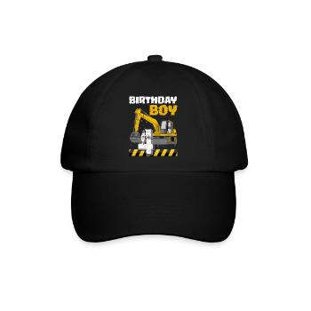Geburtstag Jungs vierter Geburtstag 4. - Baseballkappe - Schwarz/Schwarz - Vorne