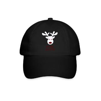 Team Rudolf - Baseballkappe - Schwarz/Schwarz - Vorne