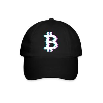 Bitcoin - Baseballkappe - Schwarz/Schwarz - Vorne