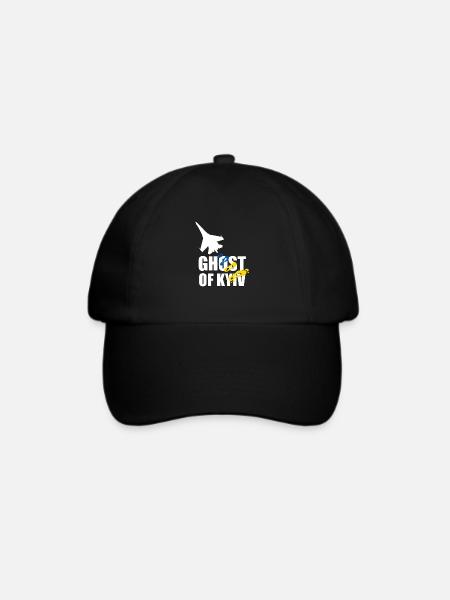 Geist von Kiew - Baseballkappe - Schwarz/Schwarz