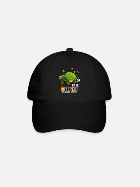 Autismus Geschenk Autist Asperger ADHS Autism - Baseballkappe - Schwarz/Schwarz