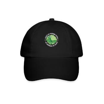 Gottesanbeterin - Baseballkappe - Schwarz/Schwarz - Vorne