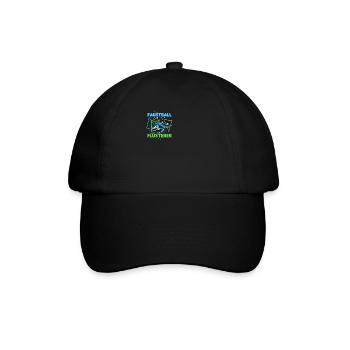 Faustball Flüsterer Rückschlagspiel Faustballer - Baseballkappe - Schwarz/Schwarz - Vorne