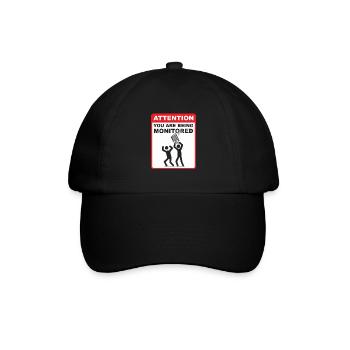 Programmierer Coder Software Entwickler - Baseballkappe - Schwarz/Schwarz - Vorne