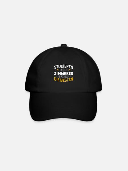 Zimmerer - Baseballkappe - Schwarz/Schwarz