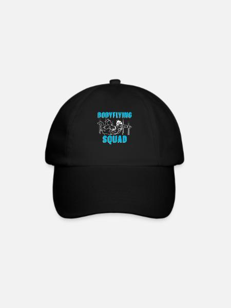 Indoor-Skydiving - Baseballkappe - Schwarz/Schwarz